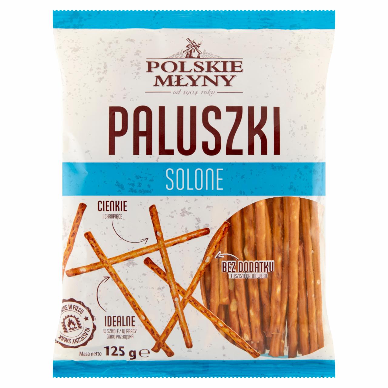 Zdjęcia - Polskie Młyny Paluszki solone 125 g