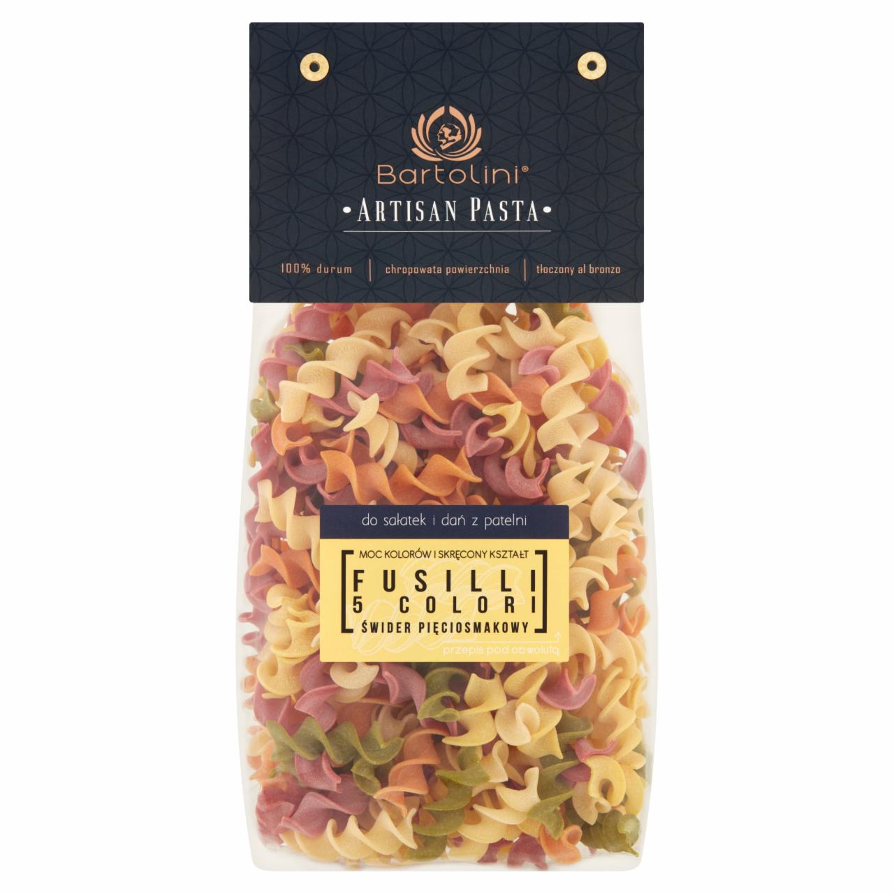 Zdjęcia - Bartolini Artisan Pasta Makaron durum 5-smakowy świder nr 3 400 g