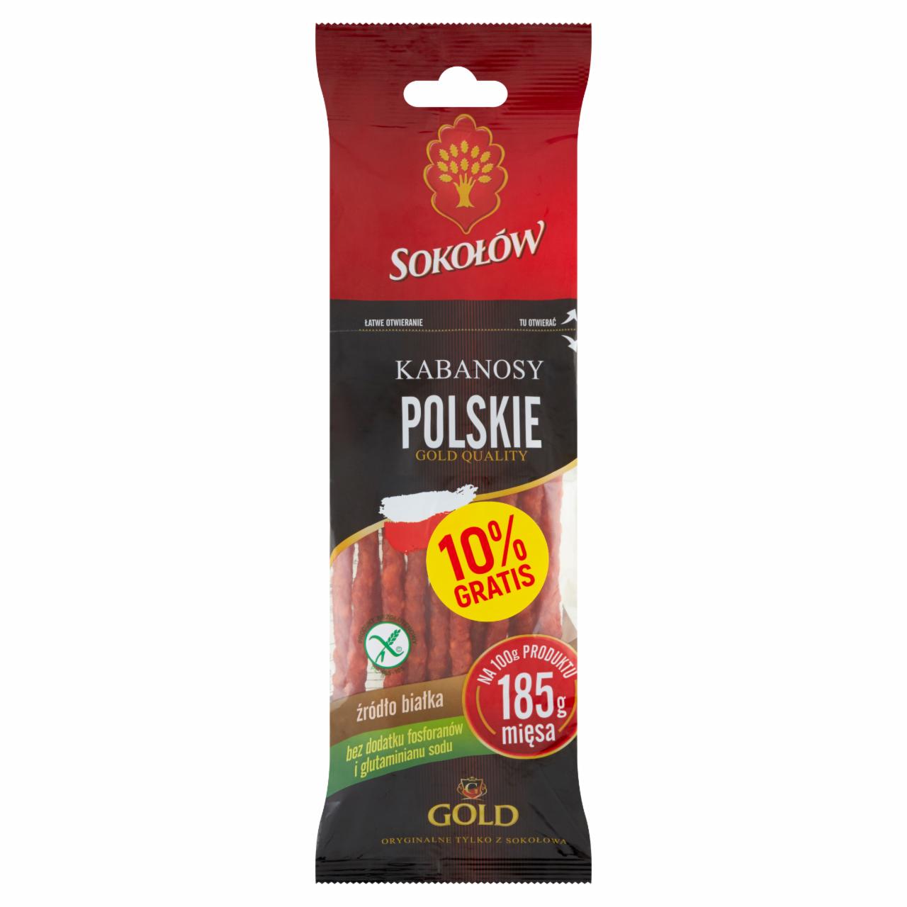 Zdjęcia - Sokołów Gold Kabanosy polskie 110 g