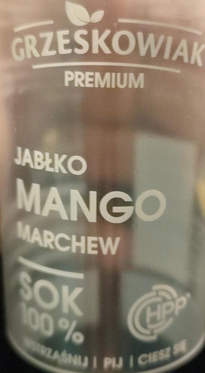Zdjęcia - Sok jabłko mango marchew Grześkowiak