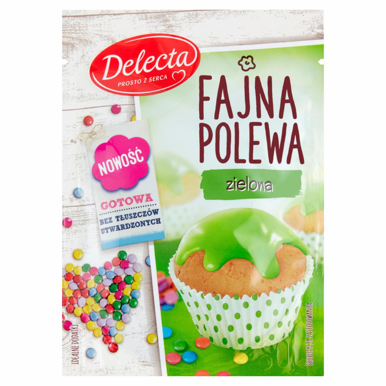 Zdjęcia - Delecta Fajna polewa zielona 80 g