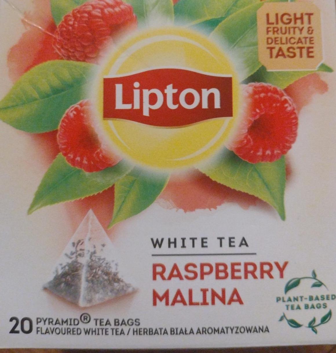 Zdjęcia - White tea raspberry malina Lipton