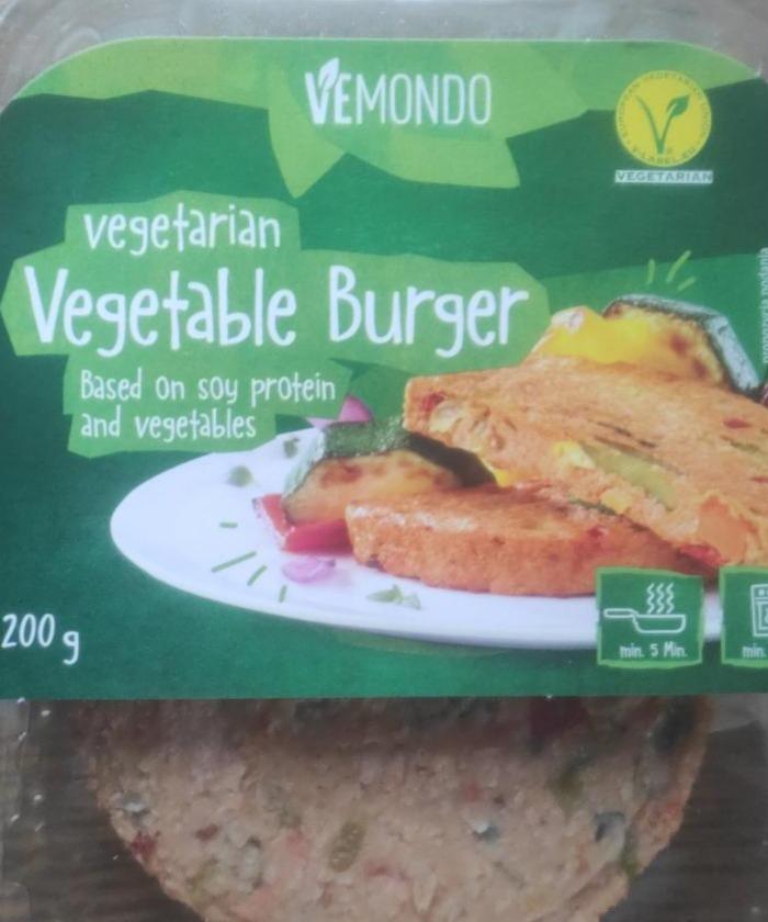 Zdjęcia - Vegetable Burger Vemondo