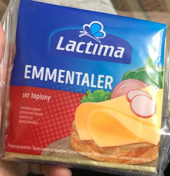 Zdjęcia - Lactima Ser topiony w plasterkach Emmentaler 130 g (8 x 16,25 g)