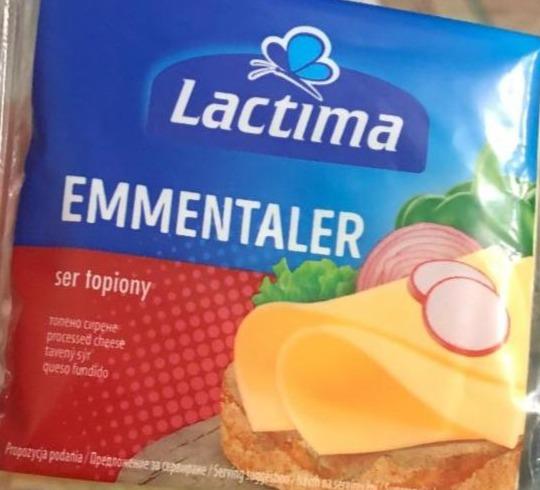 Zdjęcia - Lactima Ser topiony w plasterkach Emmentaler 130 g (8 x 16,25 g)