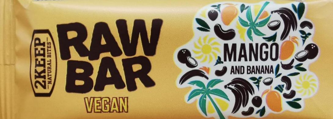 Zdjęcia - raw bar Vegan mango and banana