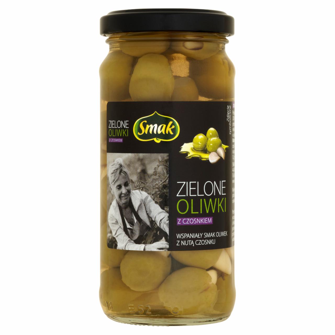 Zdjęcia - Zielone oliwki z czosnkiem Smak