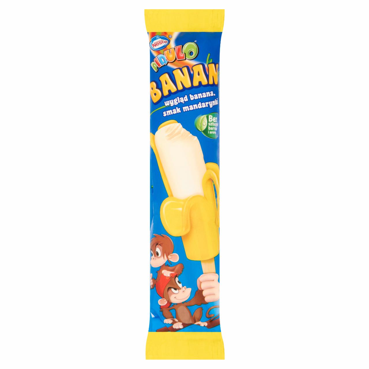 Zdjęcia - Pirulo Banan Lody wodne żelowe o smaku mandarynkowym i waniliowym 45 ml