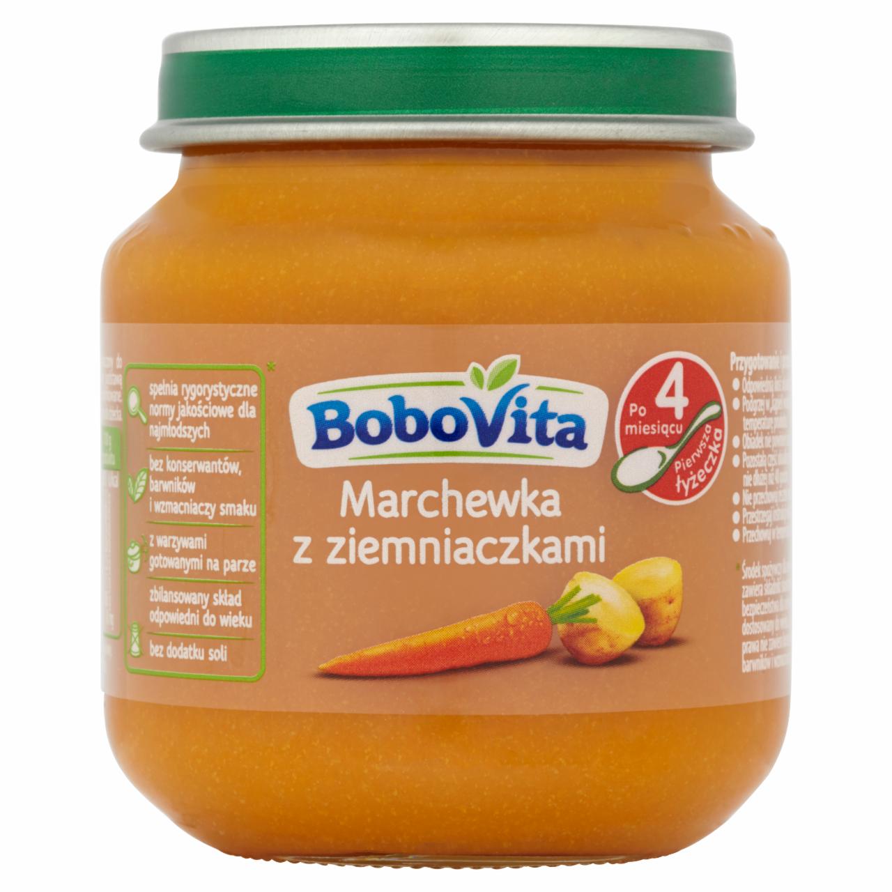 Zdjęcia - BoboVita Marchewka z ziemniaczkami po 4 miesiącu 125 g