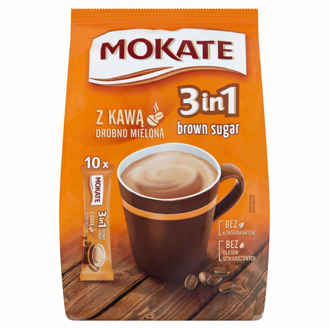 Zdjęcia - Mokate 3in1 Brown Sugar Rozpuszczalny napój kawowy w proszku 170 g (10 x 17 g)