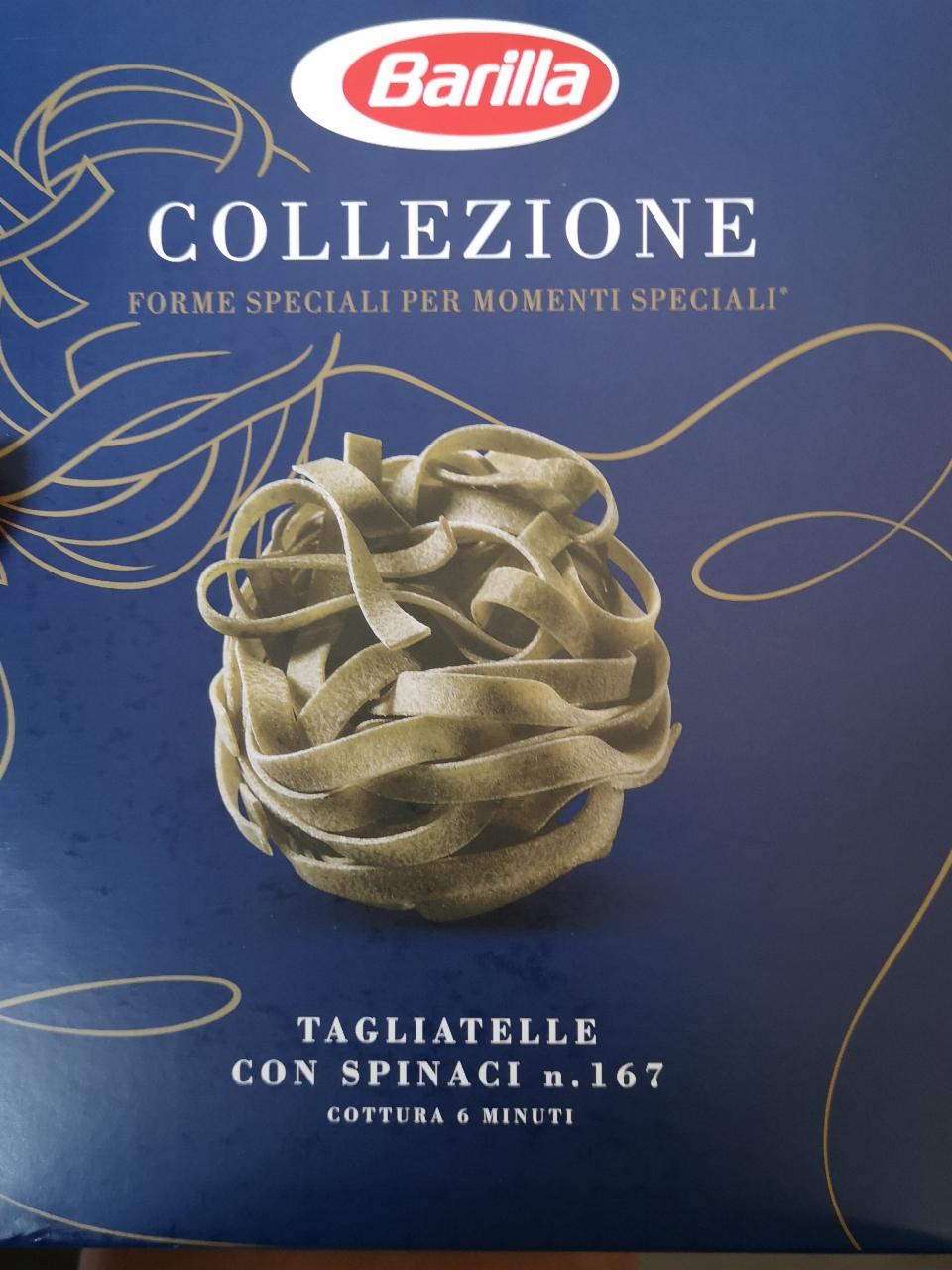 Zdjęcia - Collezione tagliatelle con spinaci n. 167 Barilla
