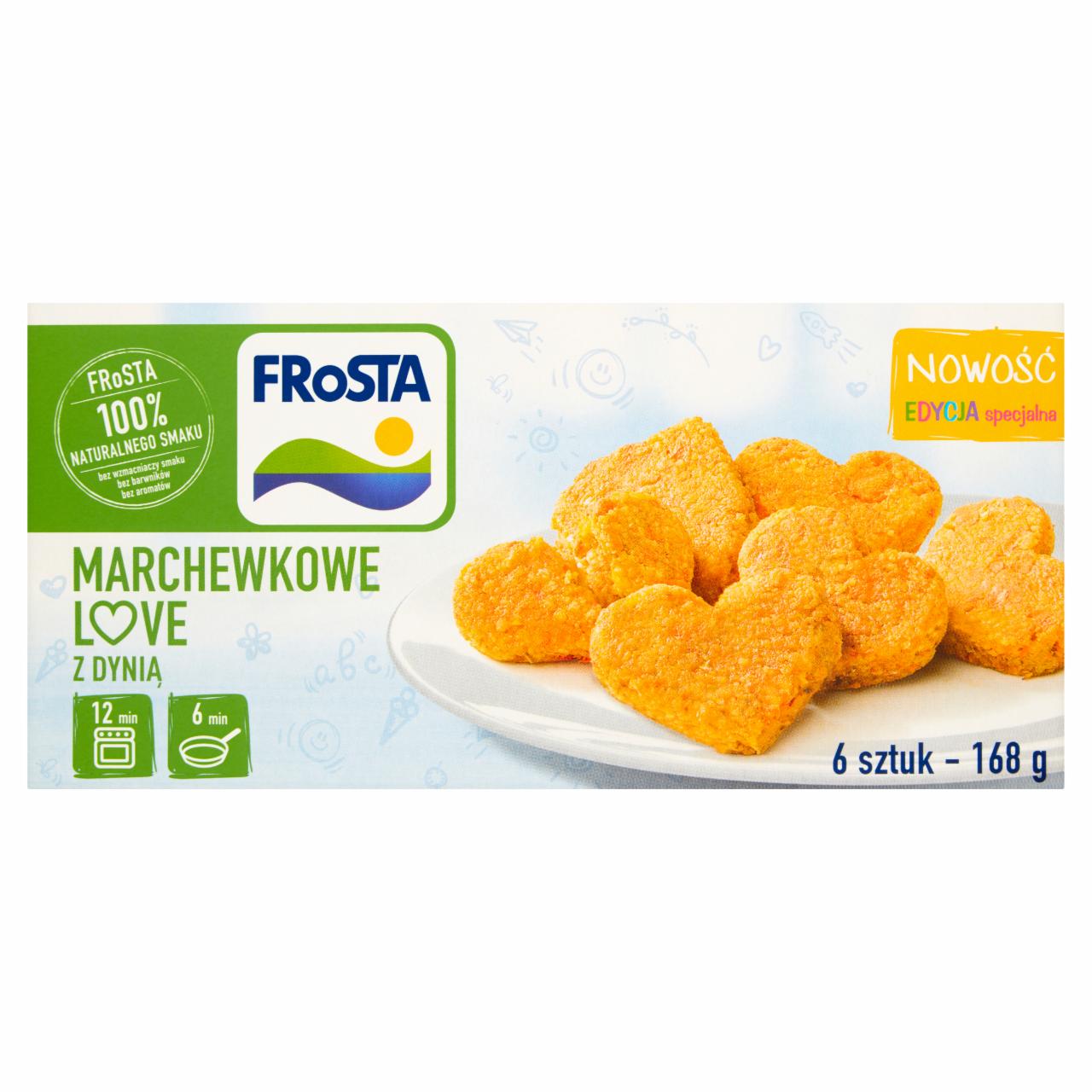 Zdjęcia - FRoSTA Marchewkowe Love z dynią 168 g (6 sztuk)