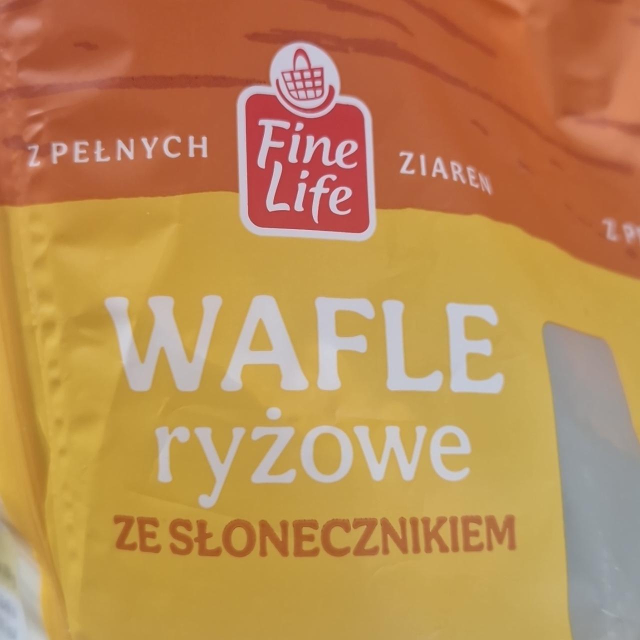 Zdjęcia - Wafle ryżowe ze słonecznikiem Fine Life