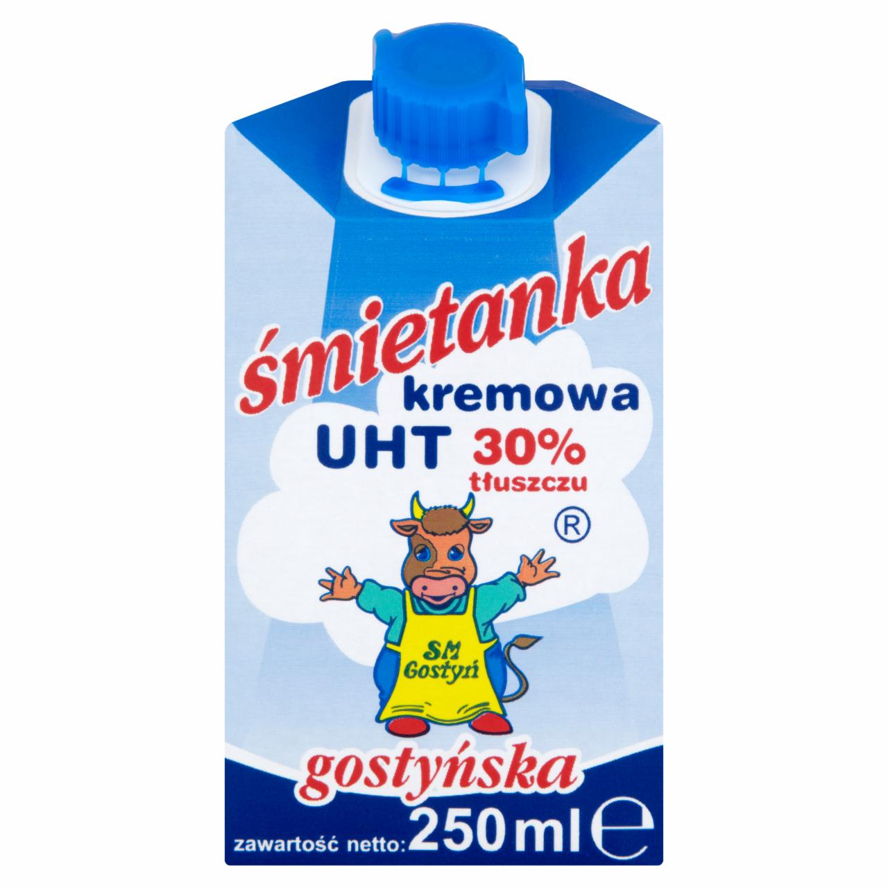 Zdjęcia - SM Gostyń Śmietanka gostyńska kremowa 30 % 250 ml