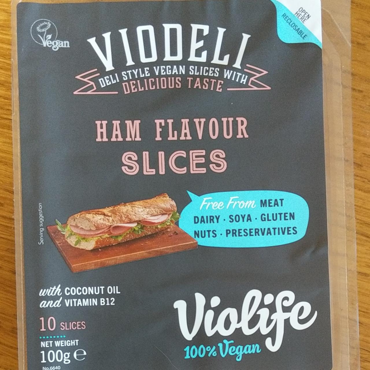 Zdjęcia - Viodeli Ham Flavour Slices Violife