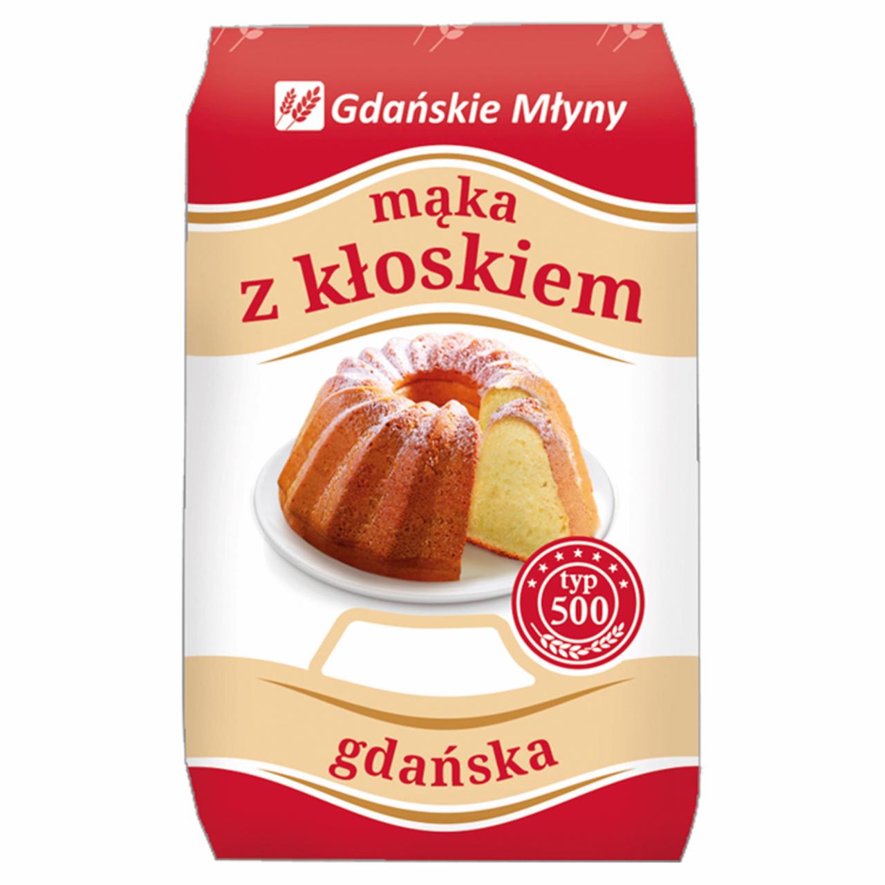 Zdjęcia - Gdańskie Młyny Mąka z kłoskiem Mąka pszenna gdańska typ 500 1 kg