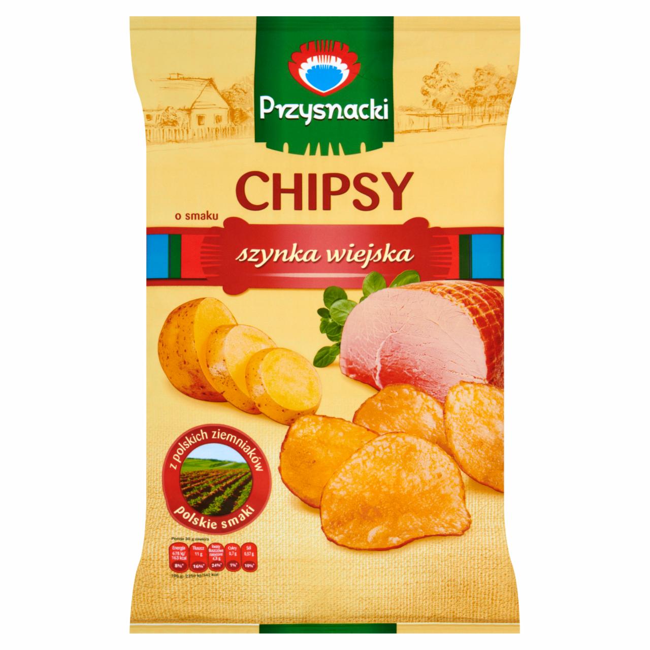 Zdjęcia - Przysnacki Chipsy o smaku szynka wiejska 135 g