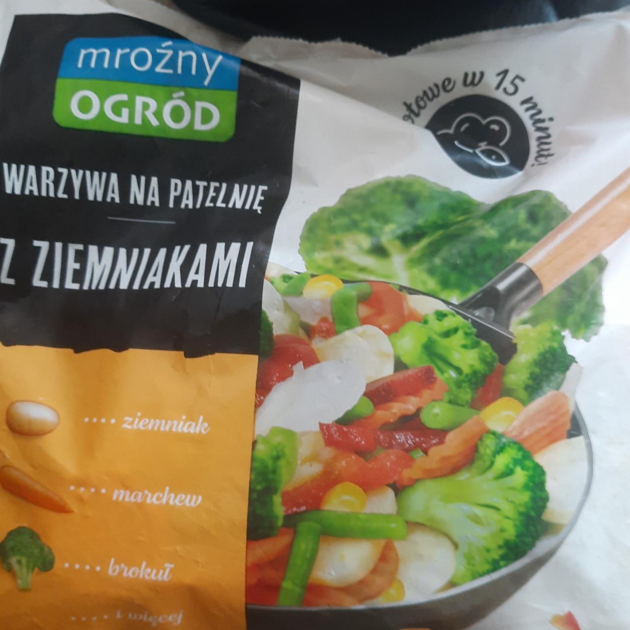 Zdjęcia - Warzywa na patelnię z ziemniakami Mroźny Ogród