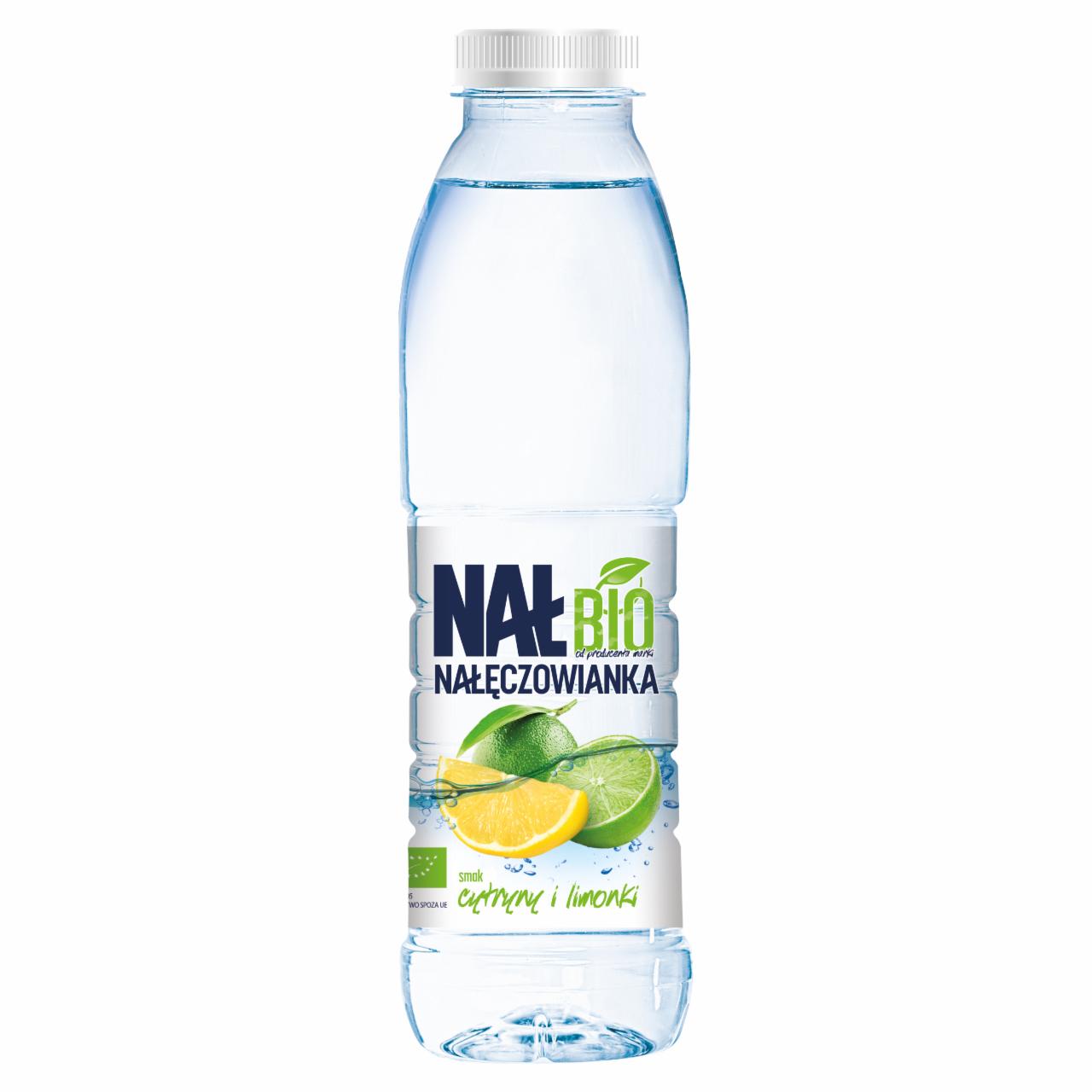 Zdjęcia - Nałęczowianka Bio Napój niegazowany smak cytryny i limonki 0,5 l