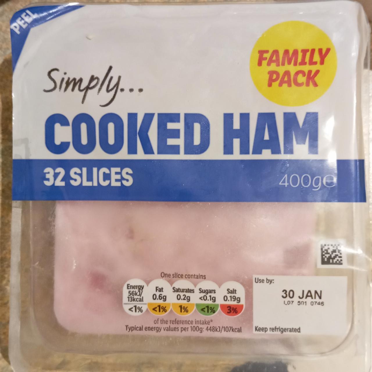 Zdjęcia - Simply Cooked Ham Slices Family Pack Lidl