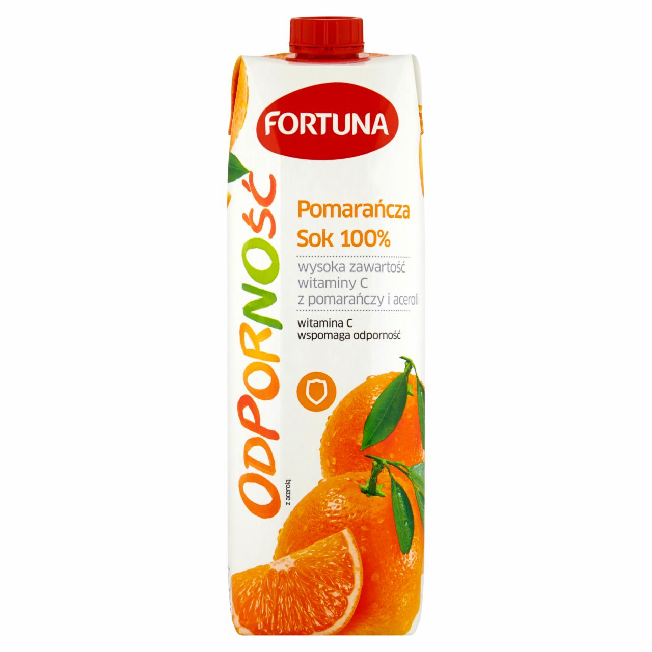 Zdjęcia - Fortuna Odporność Pomarańcza Sok 100% 1 l