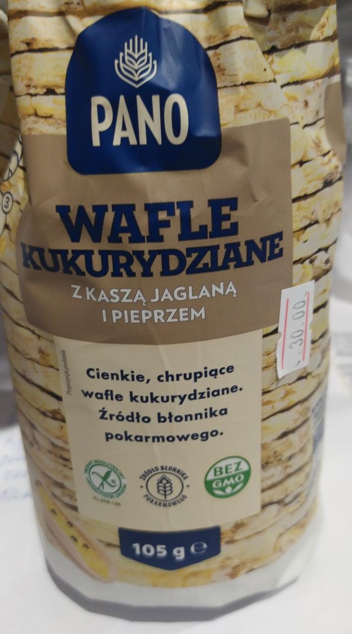 Zdjęcia - Wafle Kukurydziane z Kaszą jaglaną i Pieprzem Pano