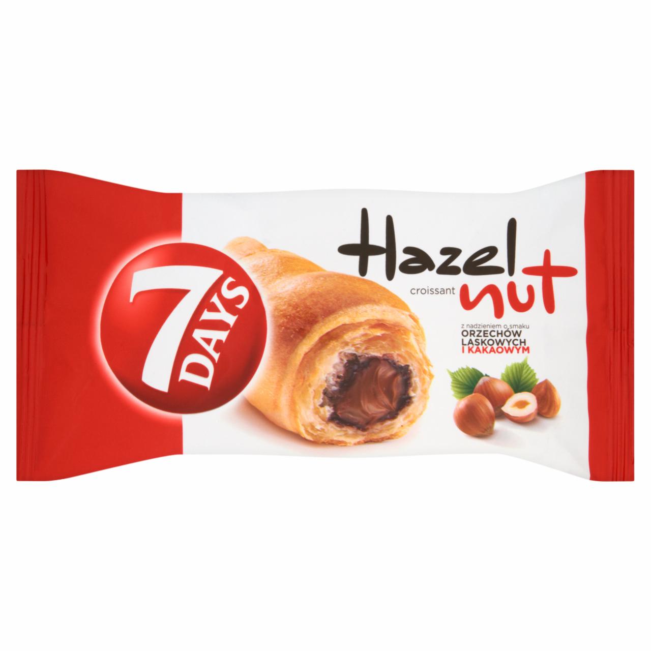Zdjęcia - 7 Days Hazelnut Croissant z nadzieniem o smaku orzechów laskowych i kakaowym 80 g