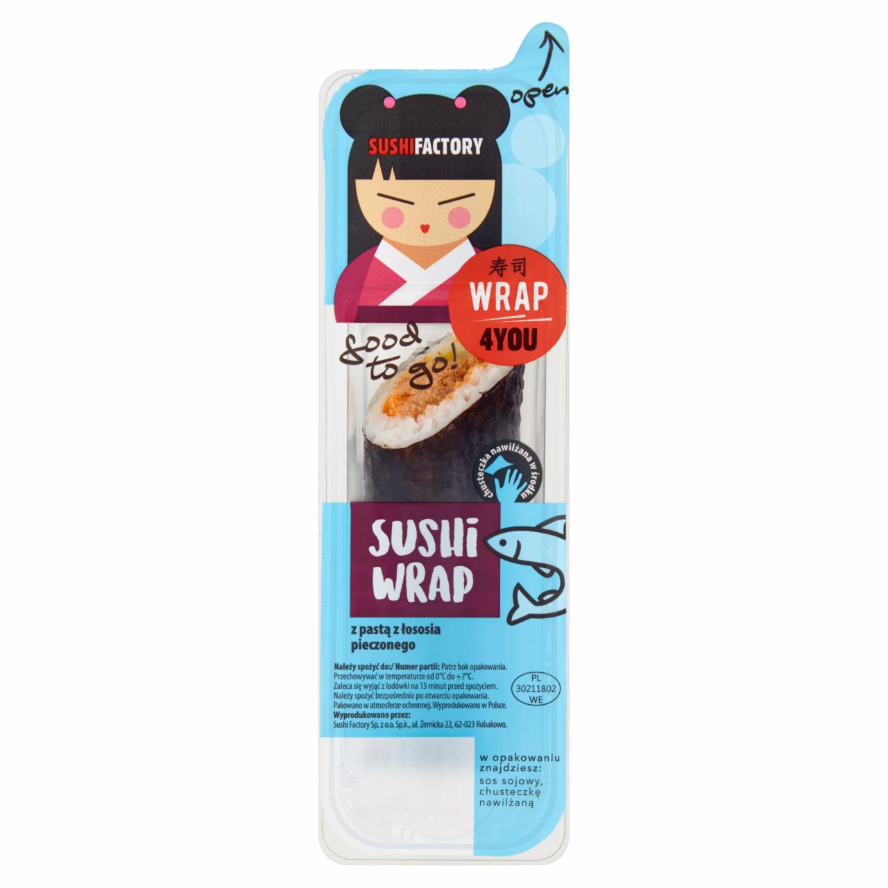 Zdjęcia - Wrap4You Sushi wrap z pastą z łososia pieczonego 150 g