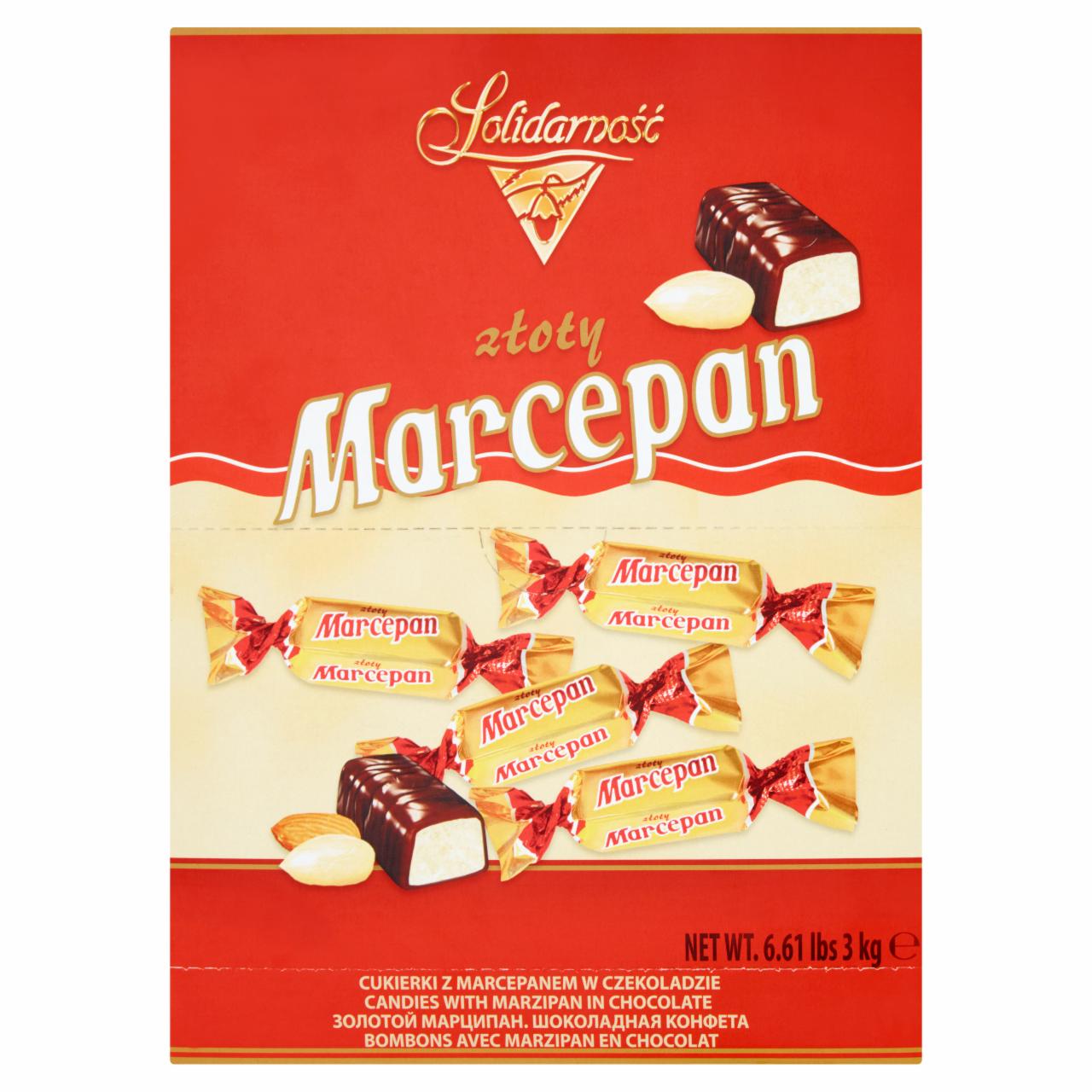 Zdjęcia - Solidarność Złoty Marcepan Cukierki z marcepanem w czekoladzie 3 kg