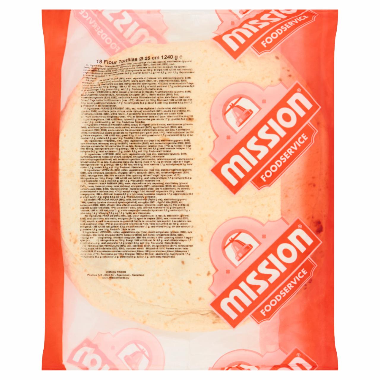 Zdjęcia - Mission Foodservice Tortilla pszenna 1240 g (18 sztuk)