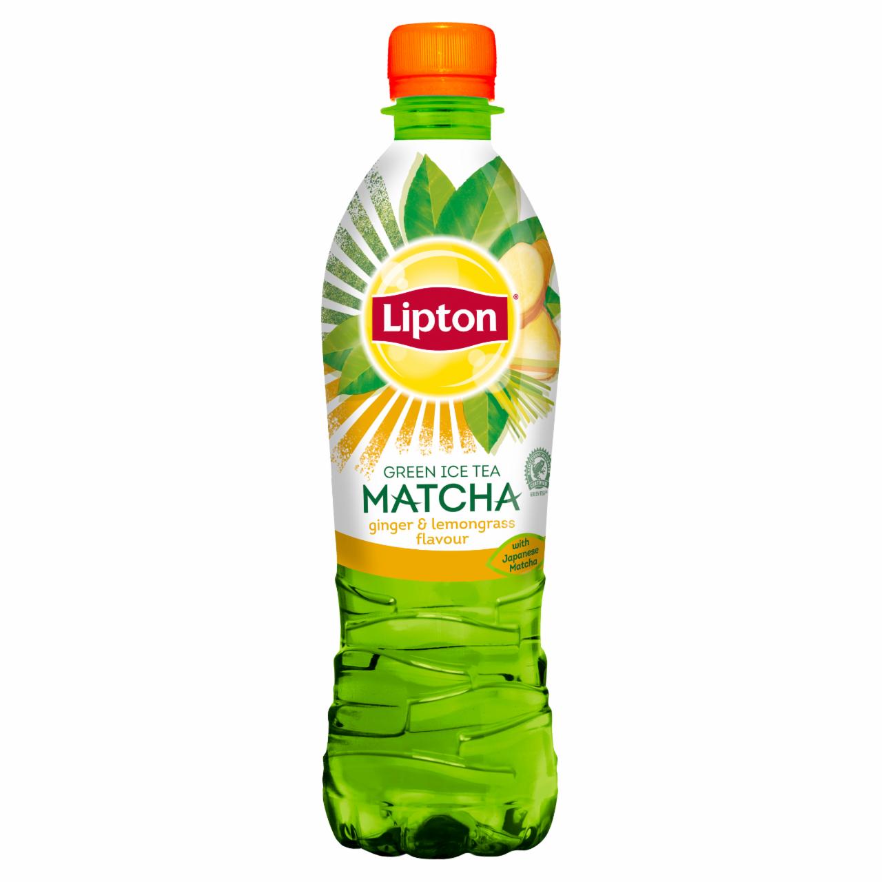 Zdjęcia - Lipton Ice Tea Green Matcha Ginger & Lemongrass Napój niegazowany 500 ml
