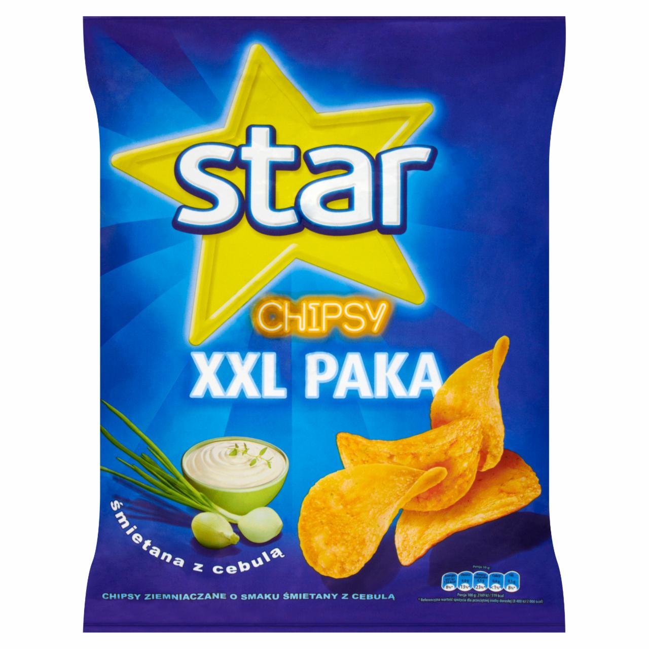 Zdjęcia - Star Chipsy śmietana z cebulą 290 g
