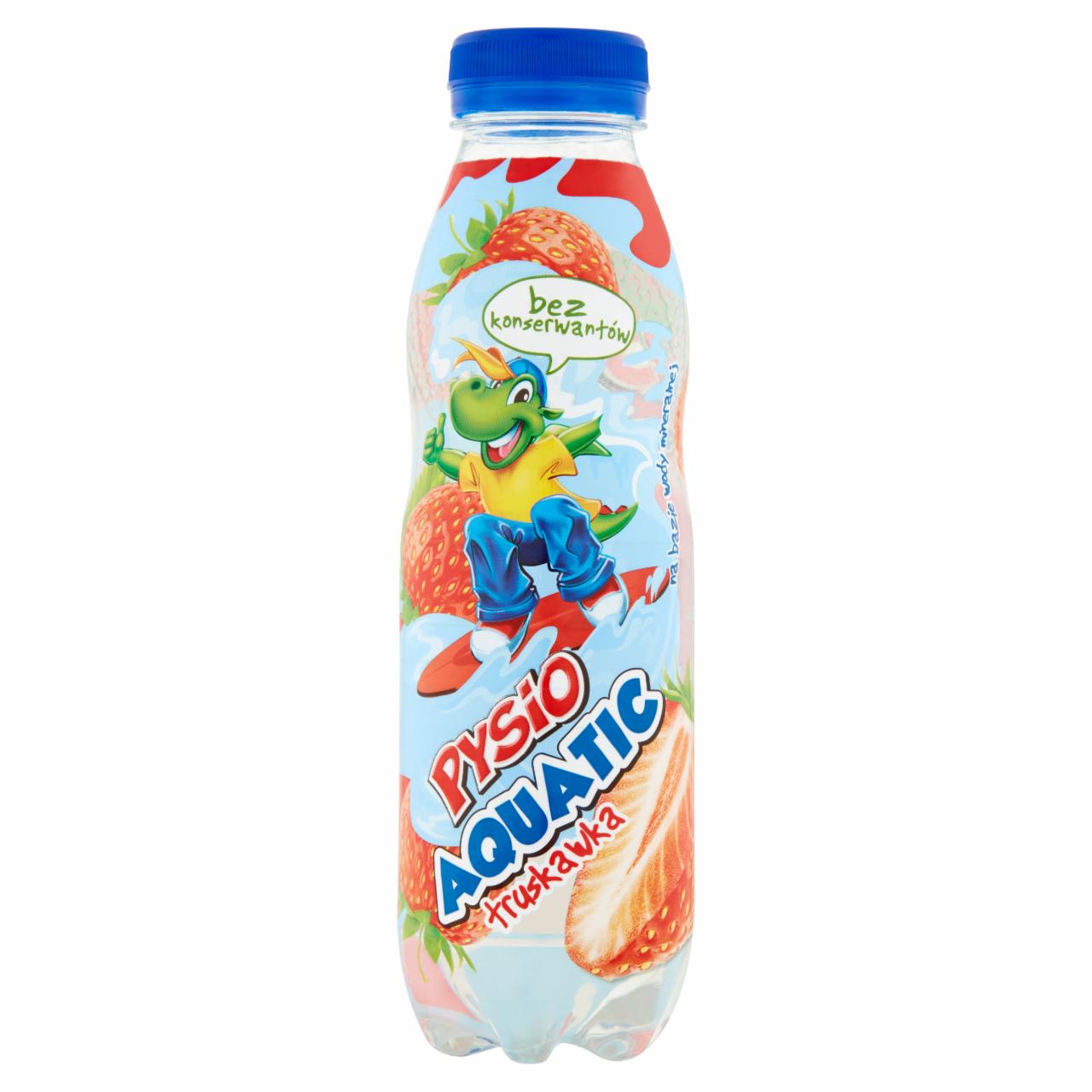 Zdjęcia - Pysio Aquatic Napój o smaku truskawkowym 400 ml