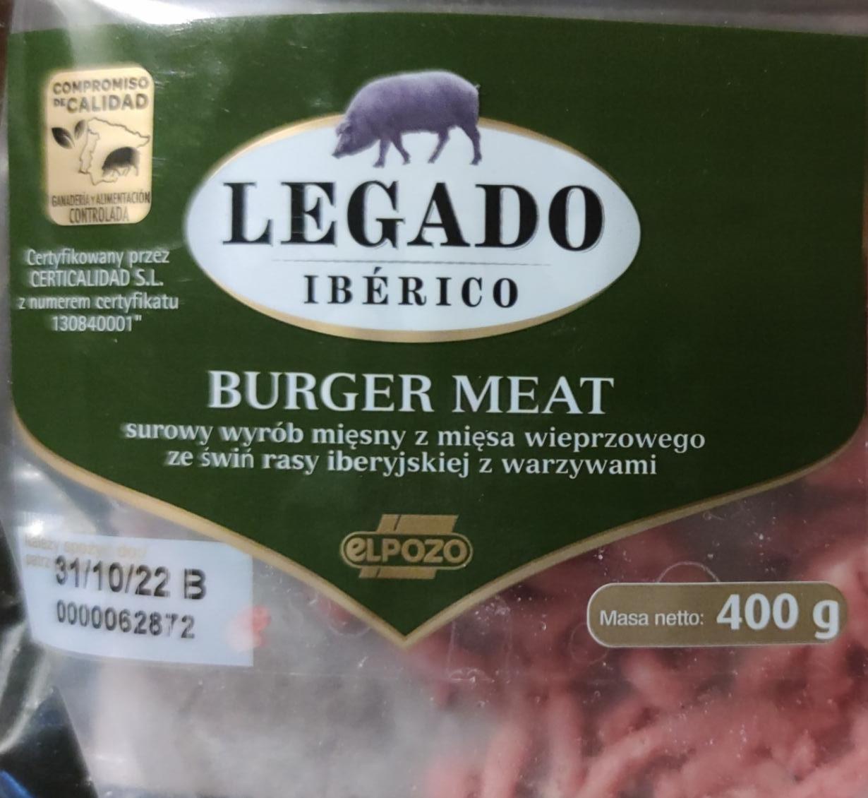 Zdjęcia - Mięso na burgera z mięsa wieprzowego Legado iberico