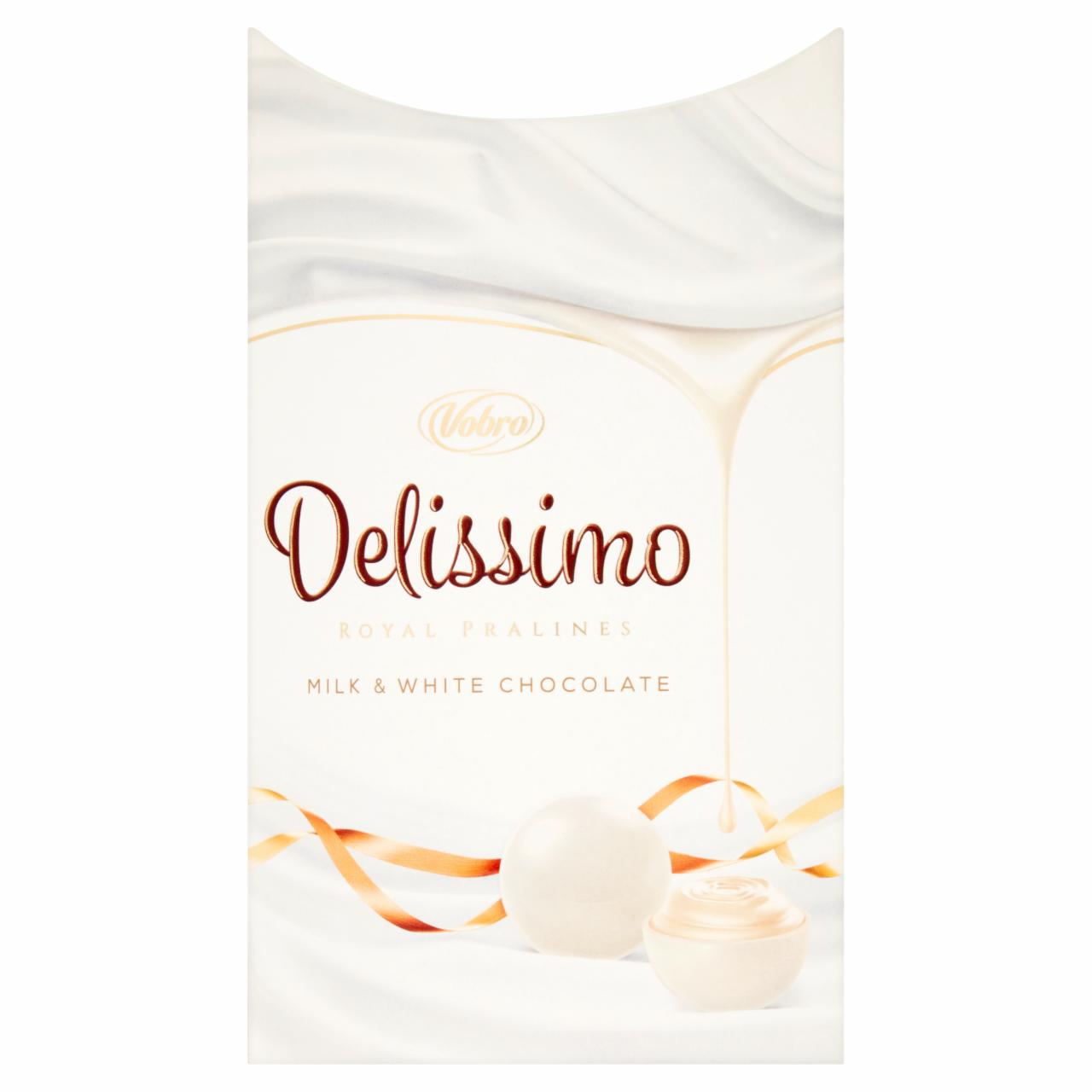 Zdjęcia - Vobro Delissimo Praliny z białej czekolady nadziewane kremem mlecznym 105 g