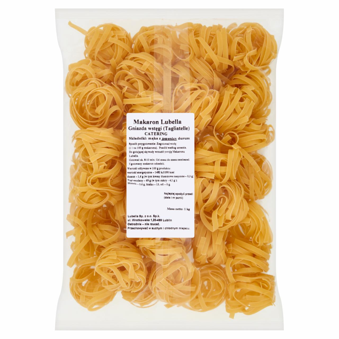 Zdjęcia - Lubella Catering Makaron gniazda wstęgi tagliatelle 1 kg