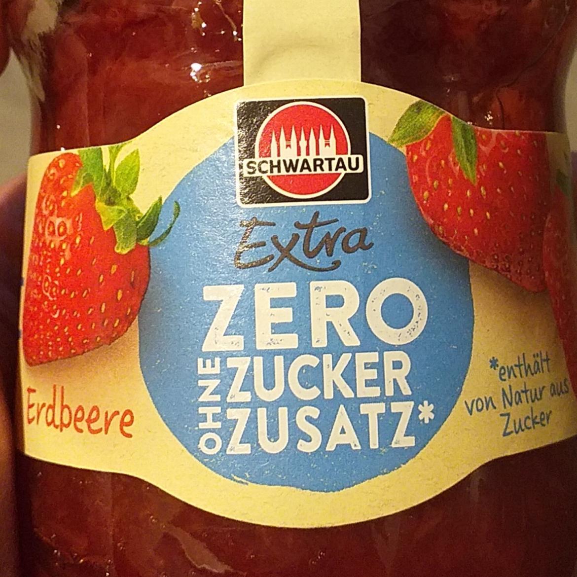 Zdjęcia - Extra zero ohne zucker zusatz Erdbeere Schwartau