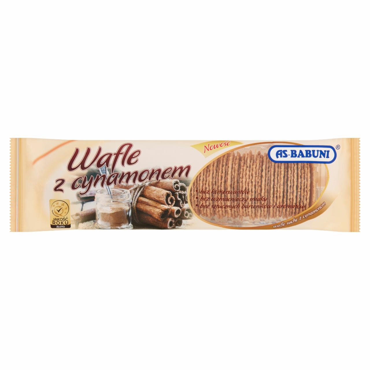 Zdjęcia - As-Babuni Wafle z cynamonem 90 g