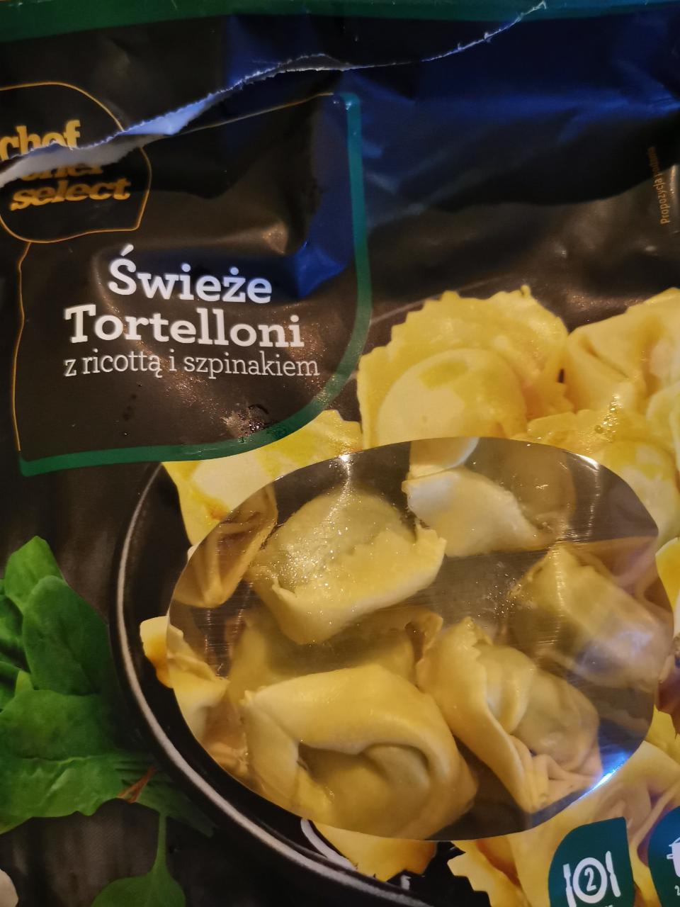 Zdjęcia - Chef Select tortellini z ricottą i szpinakiem