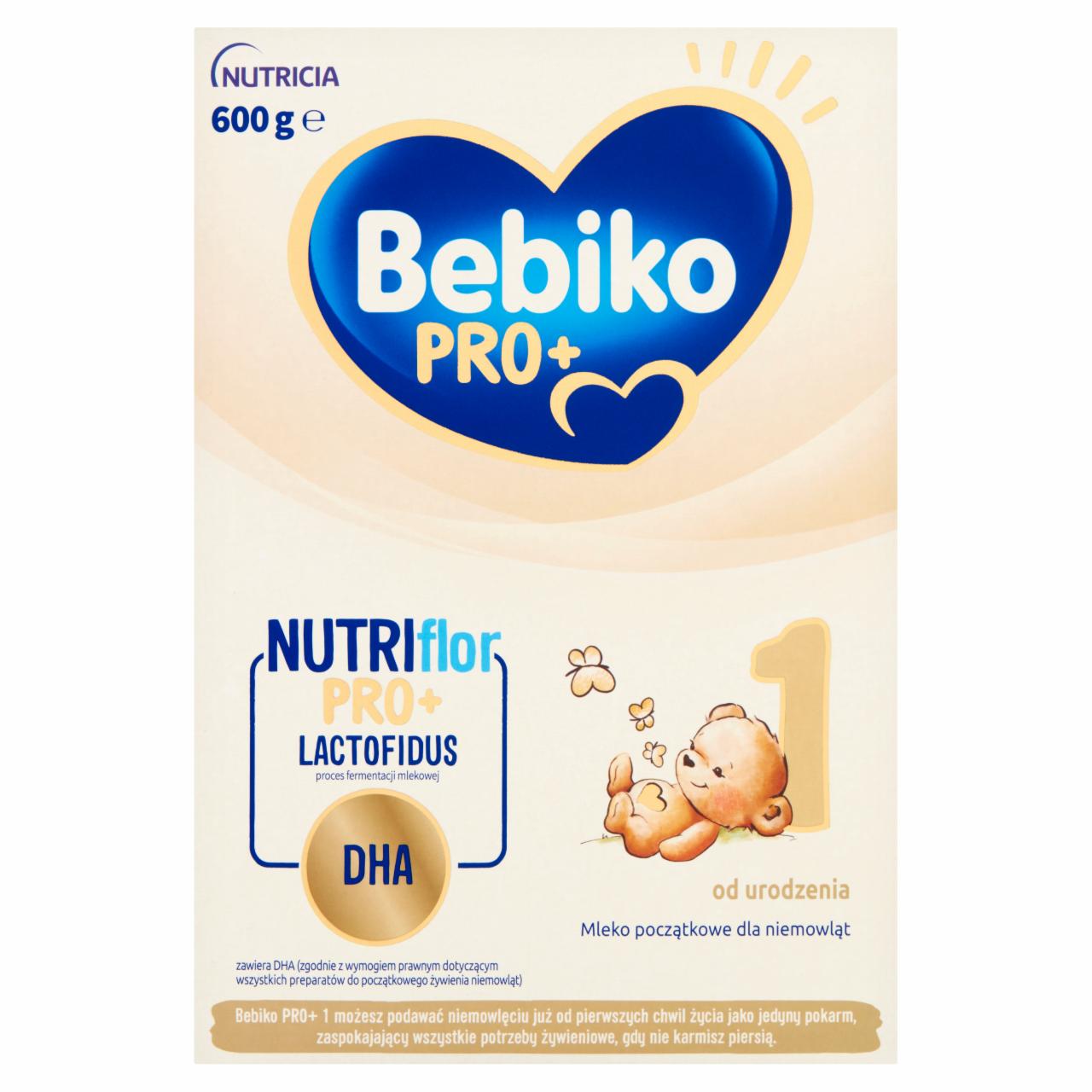 Zdjęcia - Bebiko Pro+ 1 Mleko początkowe dla niemowląt od urodzenia 600 g