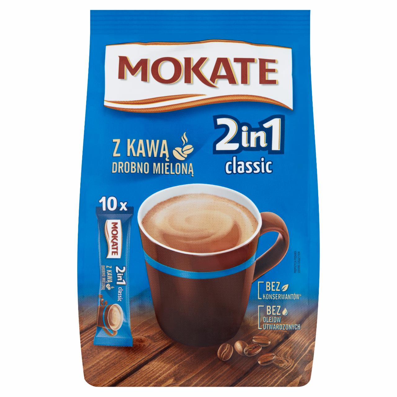 Zdjęcia - Mokate 2in1 Classic Rozpuszczalny napój kawowy w proszku 140 g (10 x 14 g)