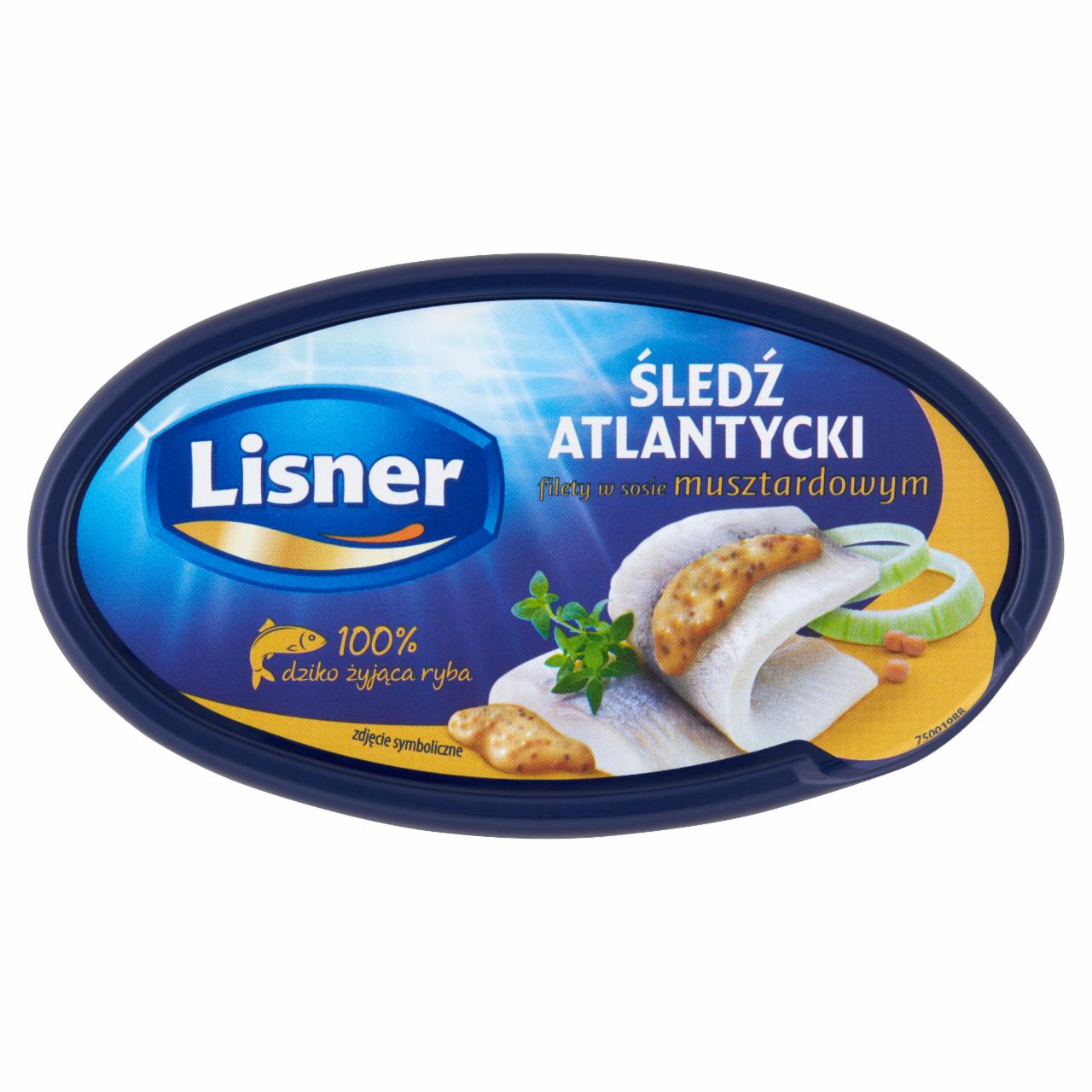 Zdjęcia - Lisner Śledź atlantycki filety w sosie musztardowym 160 g