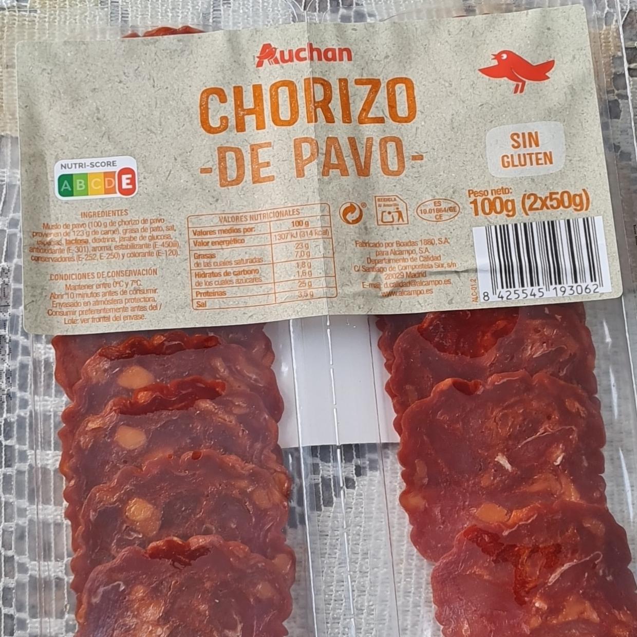 Zdjęcia - Chorizo de Pavo Auchan