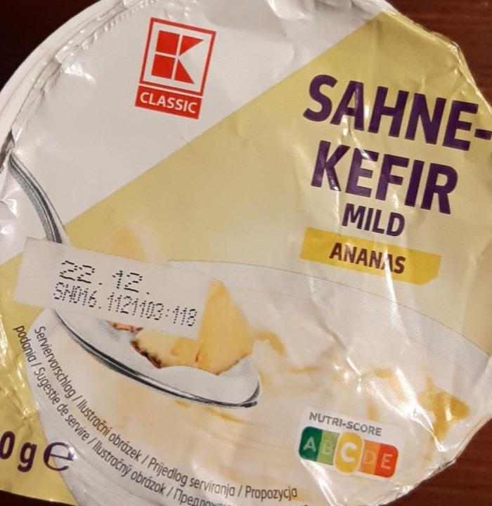 Zdjęcia - Sahne kefir mild ananas K-classic