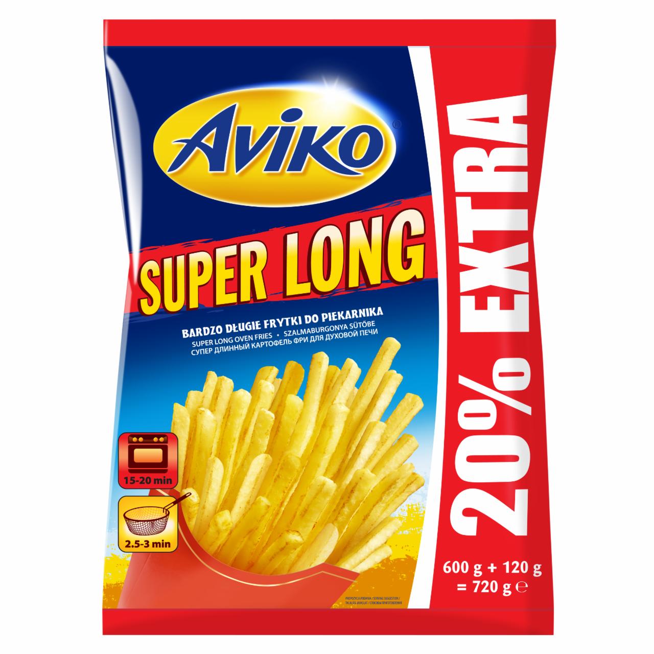 Zdjęcia - Aviko Super Long Bardzo długie frytki do piekarnika 720 g