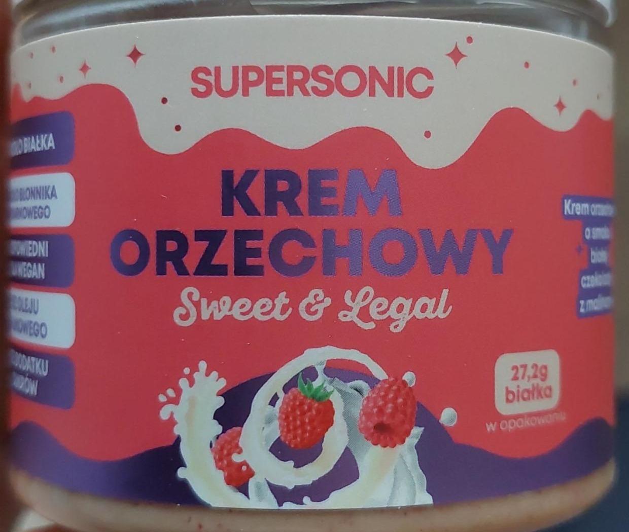 Zdjęcia - Krem orzechowy sweet & legal Supersonic