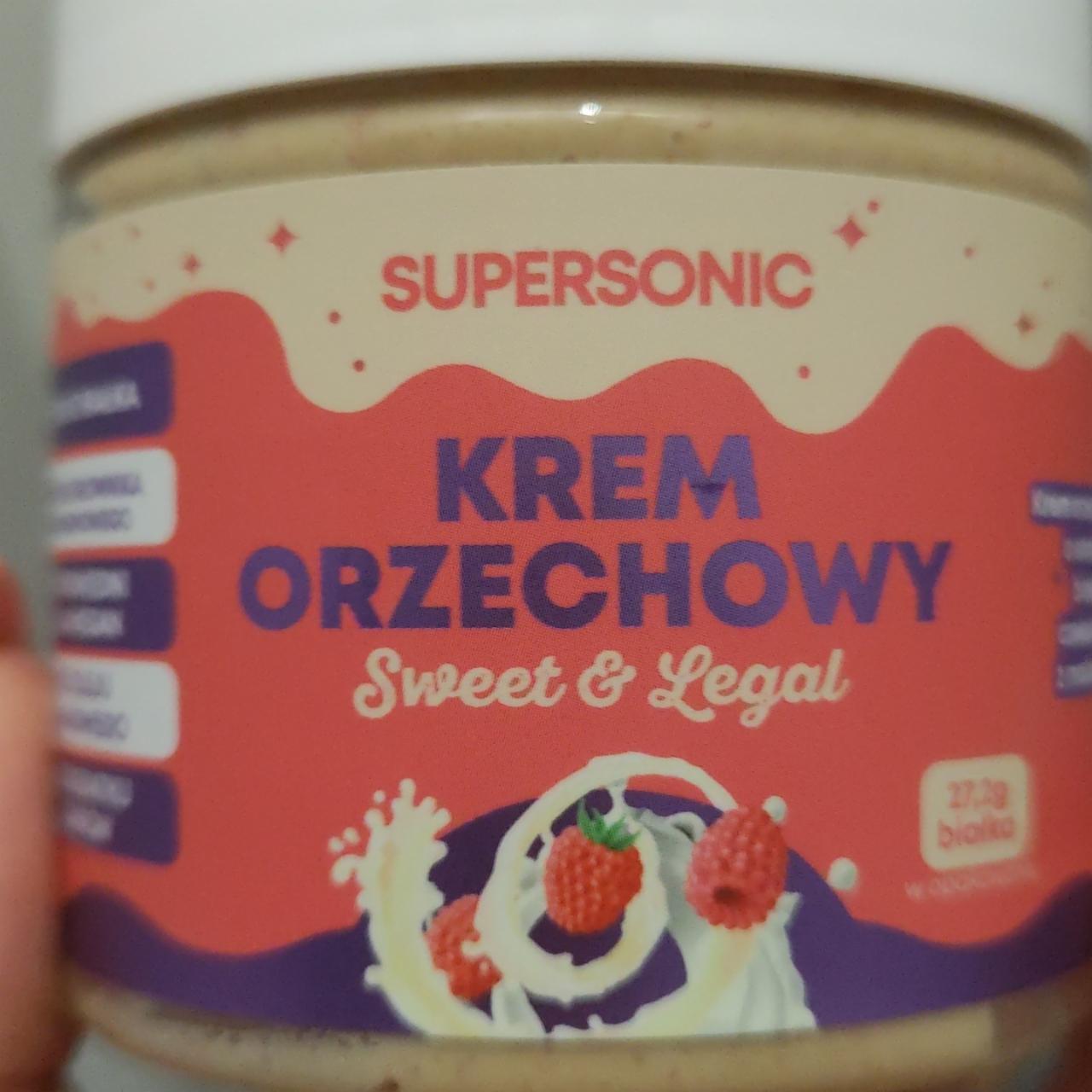 Zdjęcia - Krem orzechowy sweet & legal Supersonic