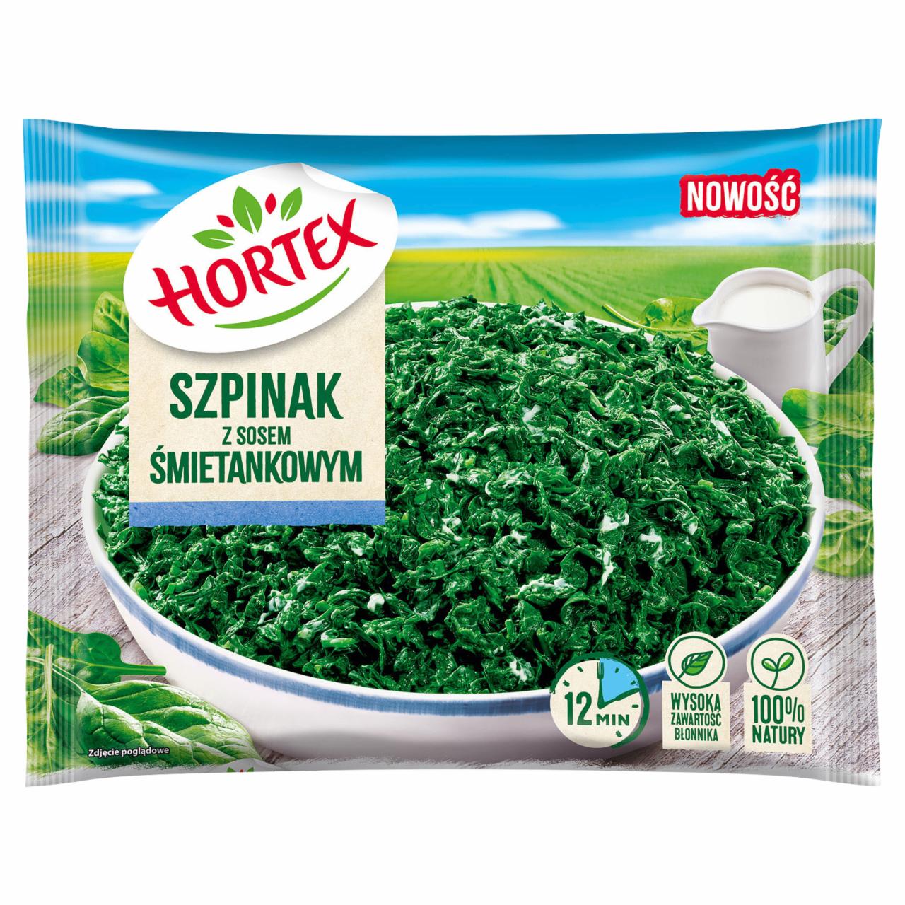 Zdjęcia - Szpinak z sosem śmietankowym Hortex