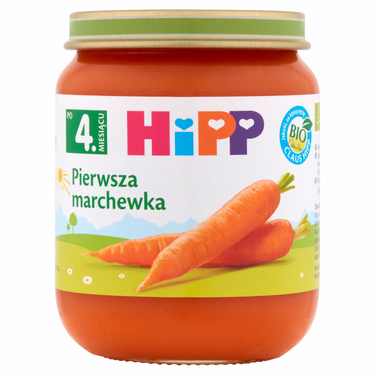 Zdjęcia - HiPP BIO Pierwsza marchewka po 4. miesiącu 125 g