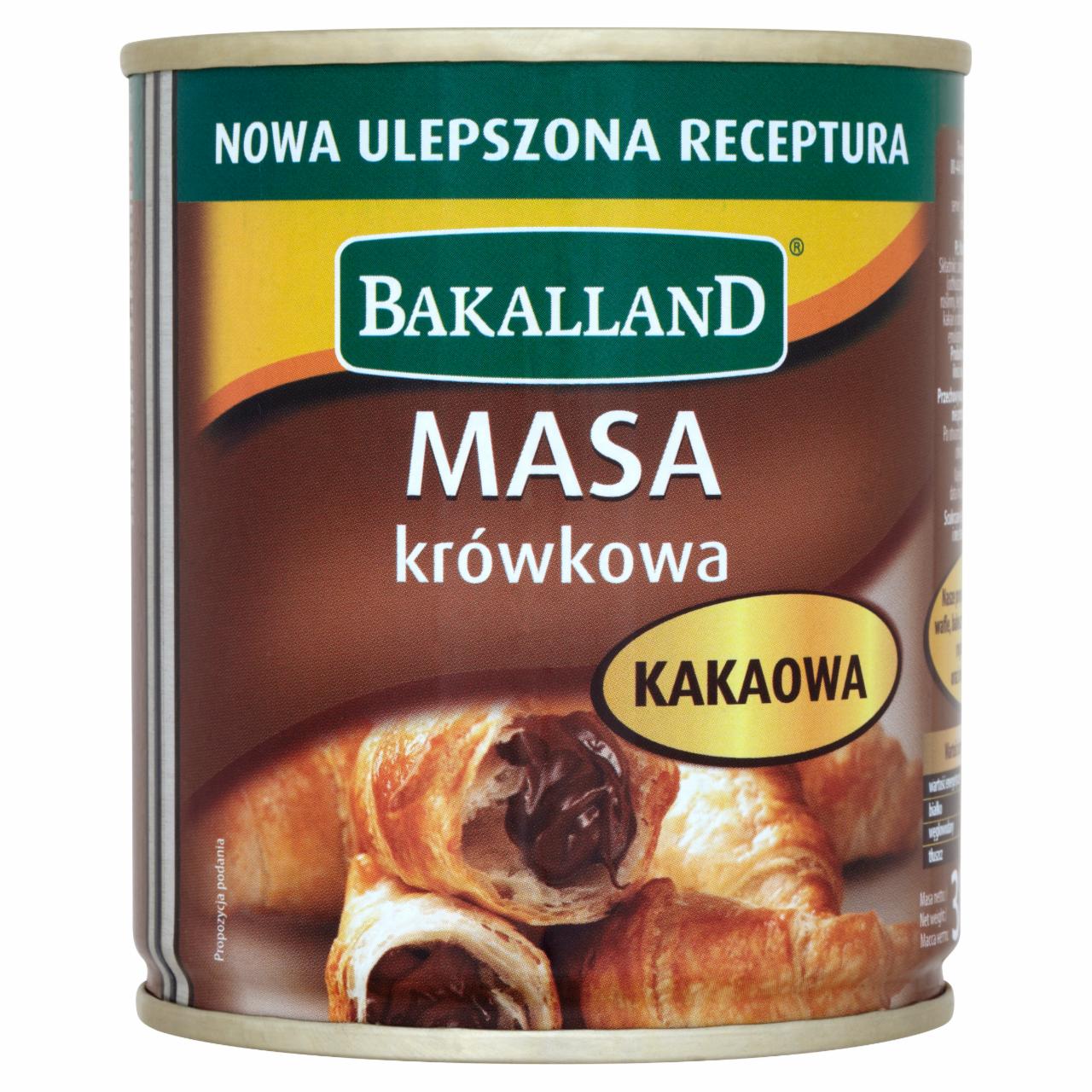Zdjęcia - Bakalland Masa krówkowa o smaku kakaowym 380 g